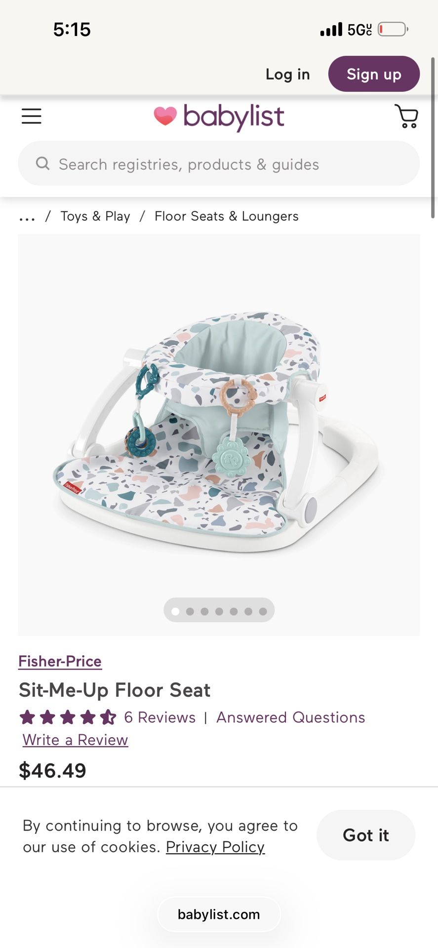 Fisher Price Sit Me Up