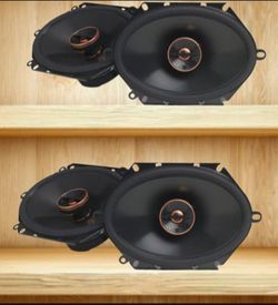 Brand new 2x Pairs  Of Infinity 5x7/6×8 Speakers