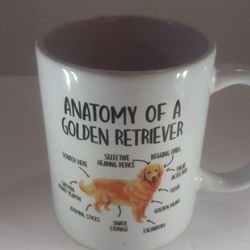 Anatomy Of Golden Retriever Mug Novelty Mug