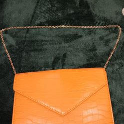 Zara Clutch Purse (Orange)