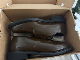 Size 9 Military AGSU Brown Dress Shoes