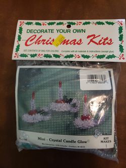 3 Vintage Christmas Beading Kits Thumbnail