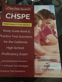 High school exit exam practice books (CHSPE)