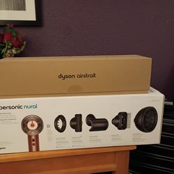 Dyson Airstrait And The Dyson Supersonic Nural Hair Dryer