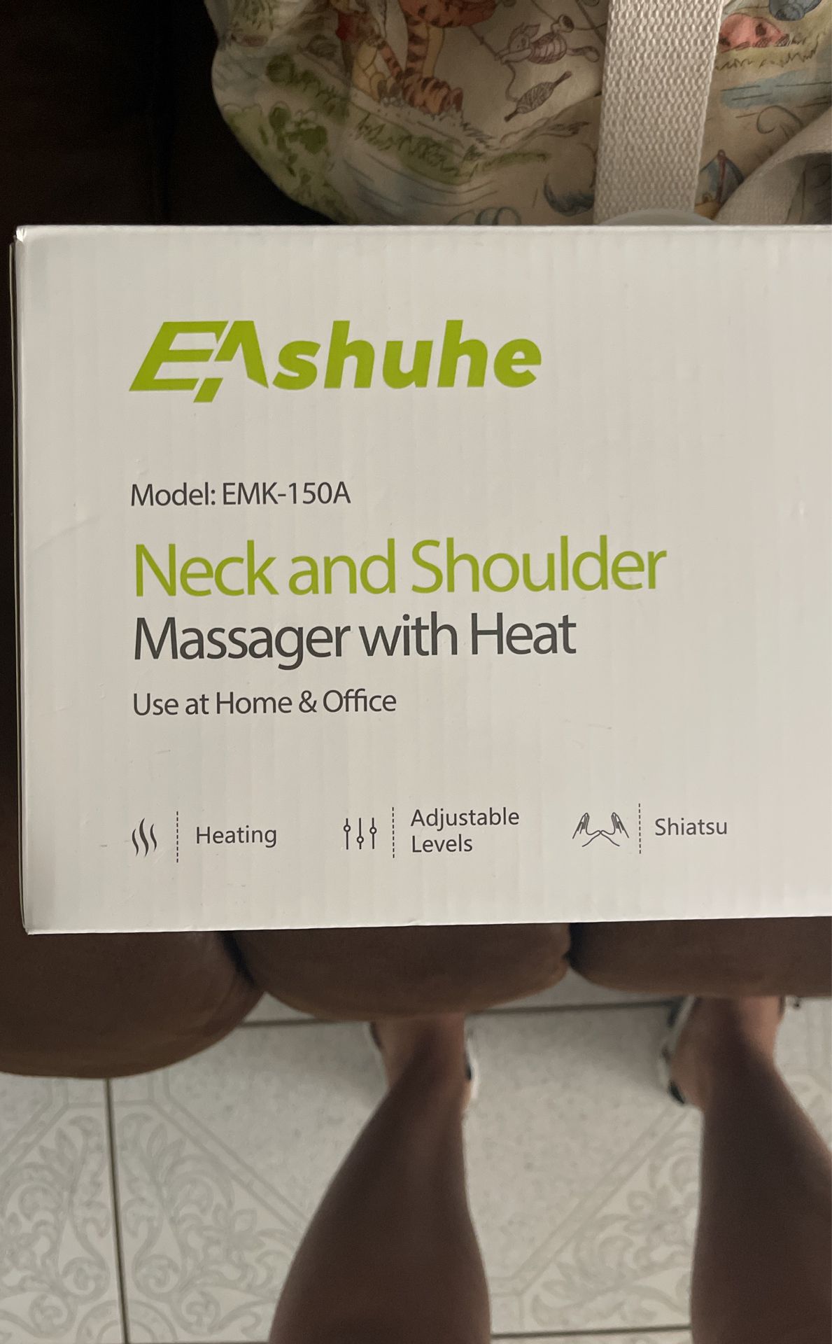 Eashuhe EMK-150A Shoulder & Neck Massager With Heat, Shiatsu