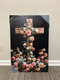 New Beautiful Cross Art Canvas