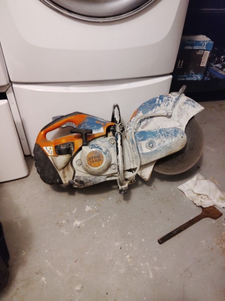Stihl Ts420 Chopsaw