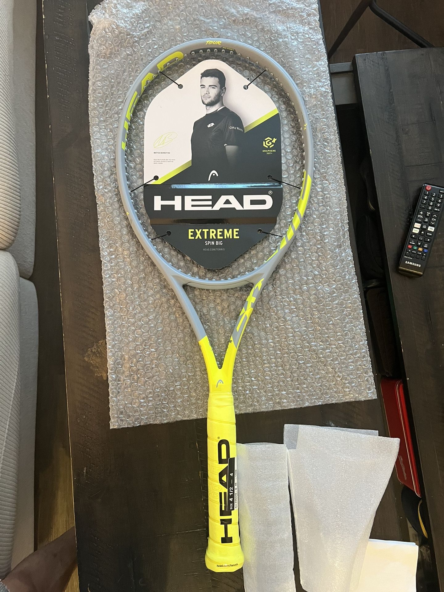HEAD Tennis Racket + Bag (Brand New)