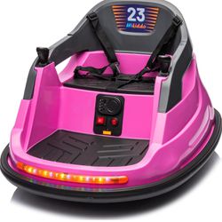 12V Kids Bumper Car, Electric Baby Bumper Car for Toddlers 1-3 with Remote Control, 3 Speeds