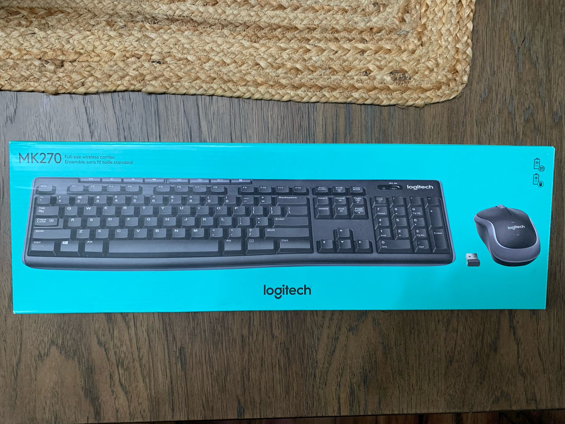 NEW Logitech Wireless Keyboard And Mouse 