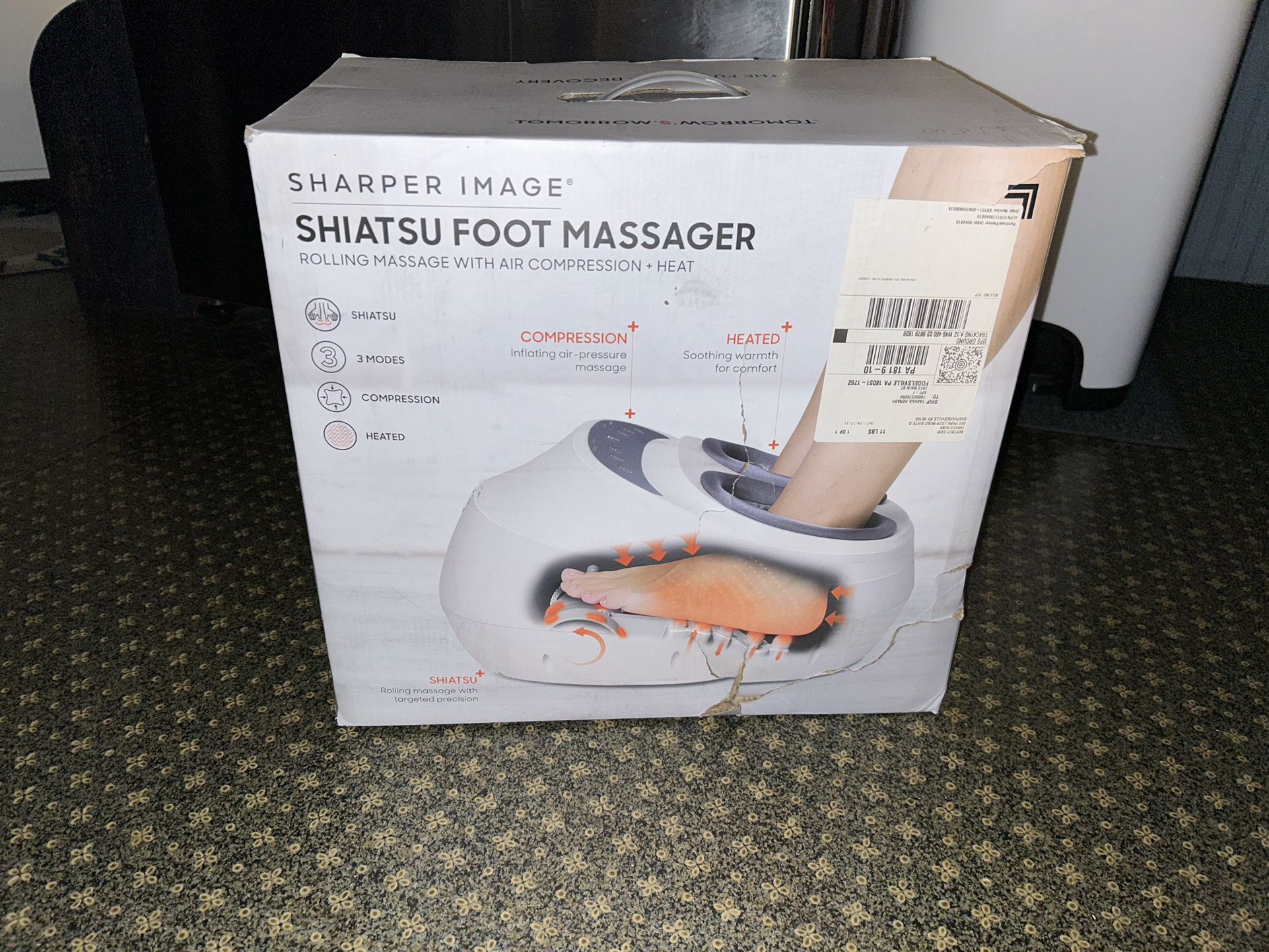 Sharper Image Shiatsu Foot Massager