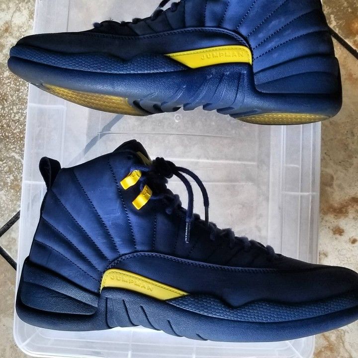 Jordan 12 Retro Michigan Size 11 No Trades