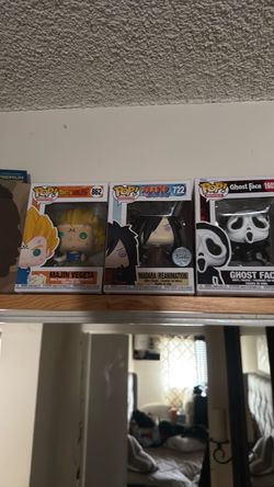 Funko Pop Lot – Majin Vegeta, Madara, Ghost Face