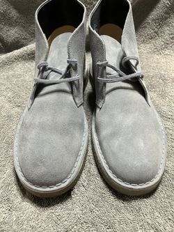 Mens Clark boots Blue/Grey sz 11.5