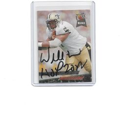 Willie Roaf HOF Rookie Autograph – Authentic Signed NFL Card – Local Pickup