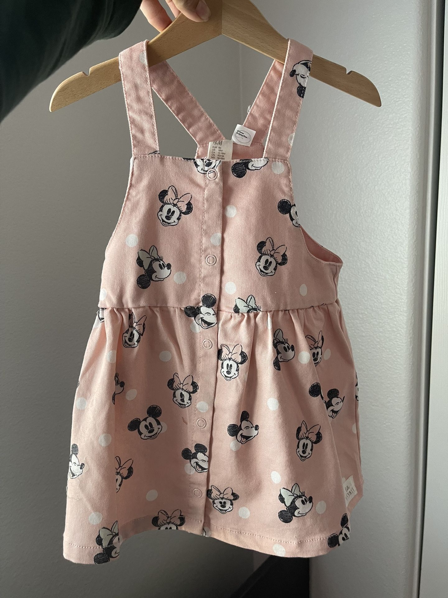 Mickey Mouse Overall Dress 18 Months 