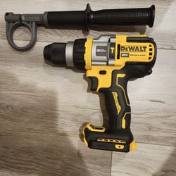 Dewalt 20volt Flexvolt Hammer Drill With Handle (Only Tool NEW)