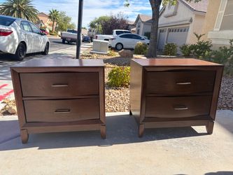 2 Homelegance Kalser 2 Drawer Nightstands