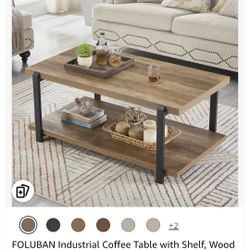 New Modern Wooden Coffee Table