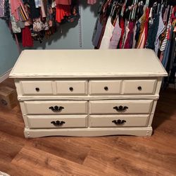 White Rustic Dresser 