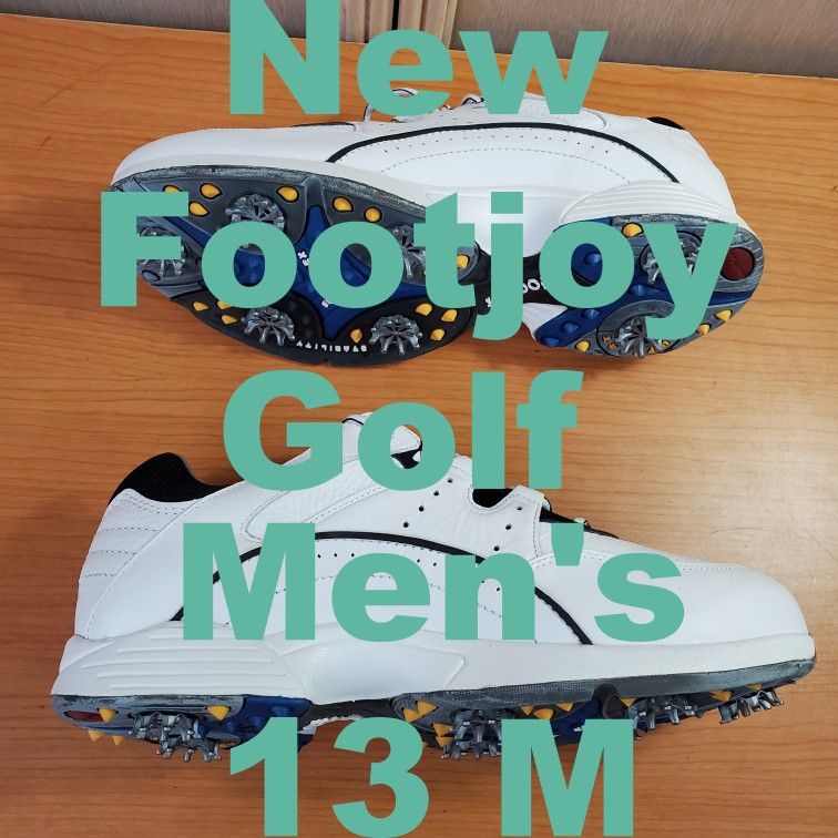 New Footjoy Men's 13 D Superlike Lightweight Golf Shoes
