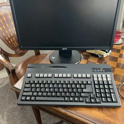 Acer Monitor And Unitech Keyboard 