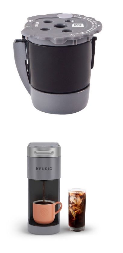 Brand New Keurig K-Slim + ICED Single-Serve Coffee Plus Keurig My K-cup Universal Reusable Filter 