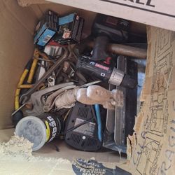 Box Of Miscellaneous Tools
