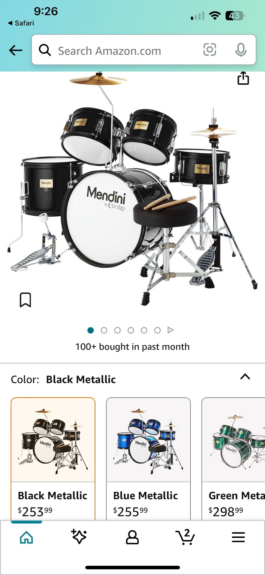 Mendini Kids Drum Set