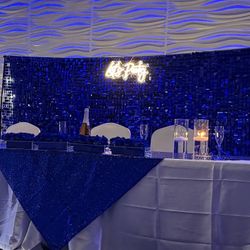 Blue Shimmer Backdrop