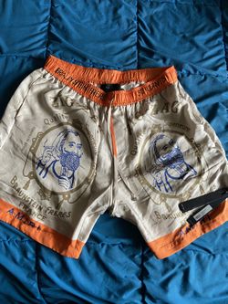 Amiri Zig Zag Collab Shorts Mens Size Large Brand New With Tags Retail Was $990