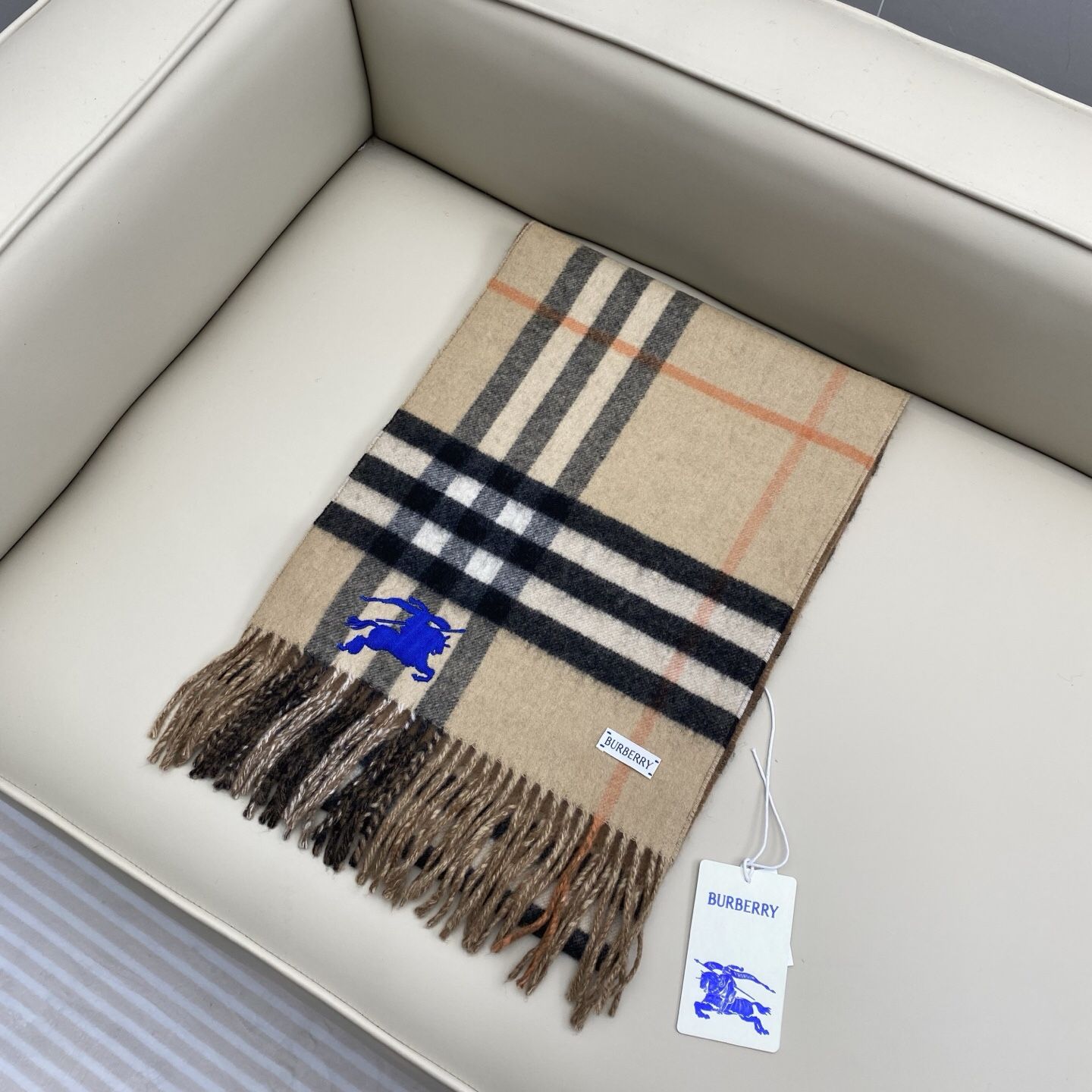 Plaid Cashmere Scarf-For All Genders