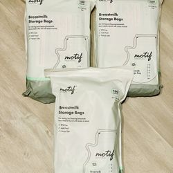 Motif Breastmilk Storage Bags + Free Bag Of Nursing Pads