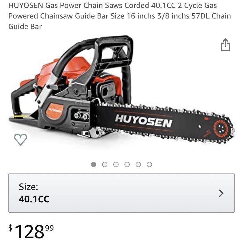 Gas Power Chainsaw