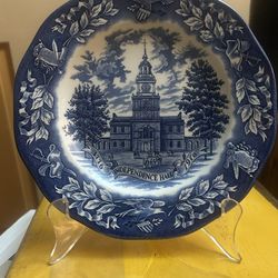 Independence Hall BiCentennial Plate