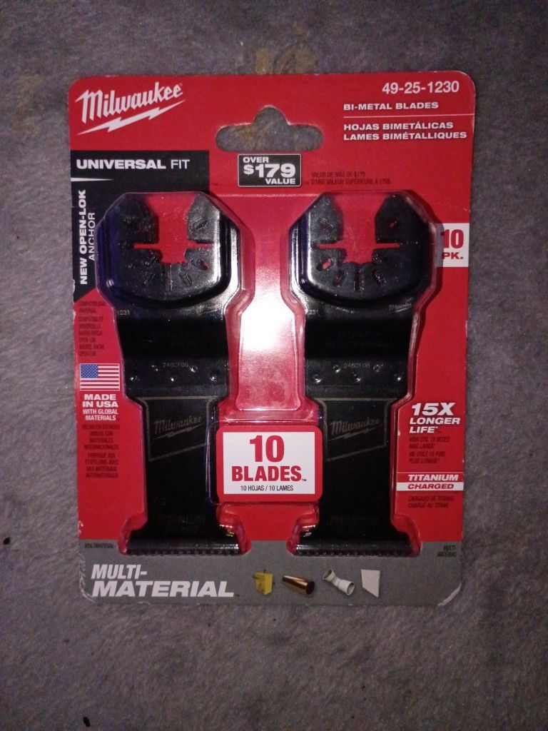 Milwaukee Bi-Metal blades