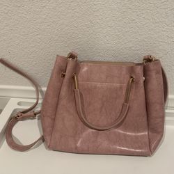 women pink crossbody bag