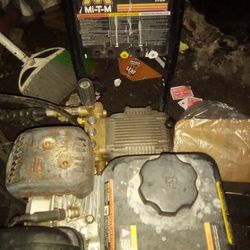 Pressure Washer Mi-t-m Gas Powered With Extendable Wand