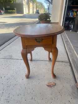 Wooden Nightstand Table