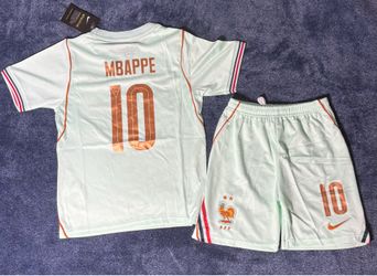 France Away Mbappe #10 Kits FOR KIDS