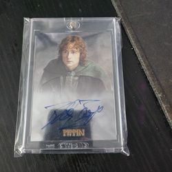Lord of the Rings Trilogy Topps Chrome Pippen Autograph Card