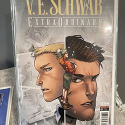 VE Schwab’s ExtraOrdinary #1 (Titan Comics, 2021) Variant Cover B