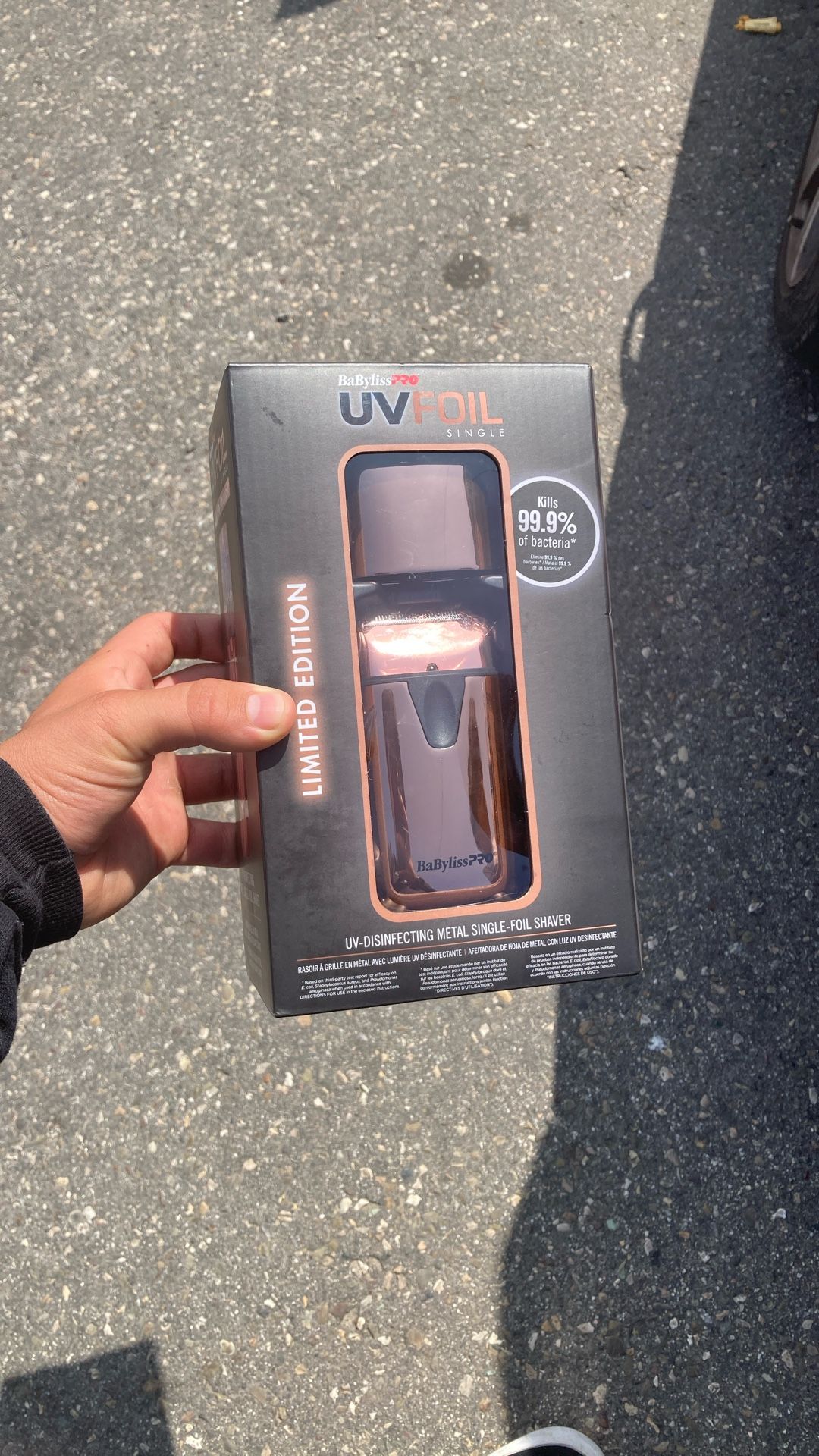 Limited Edition Babyliss Pro UV Light Foil Shaver