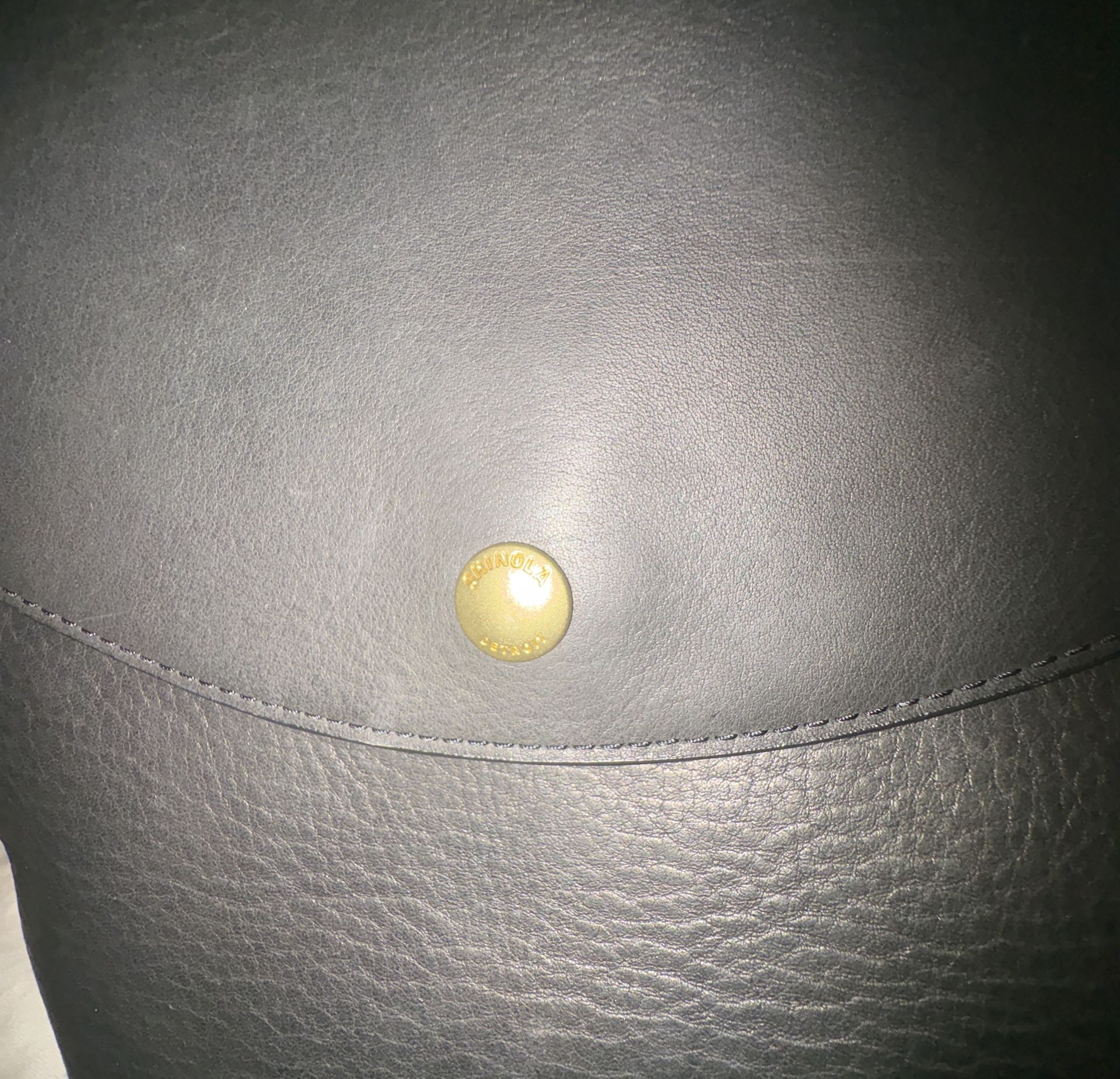 Shinola Detroit Genuine Leather Bucket Bag 🖤✨ (Includes Dust Bag)