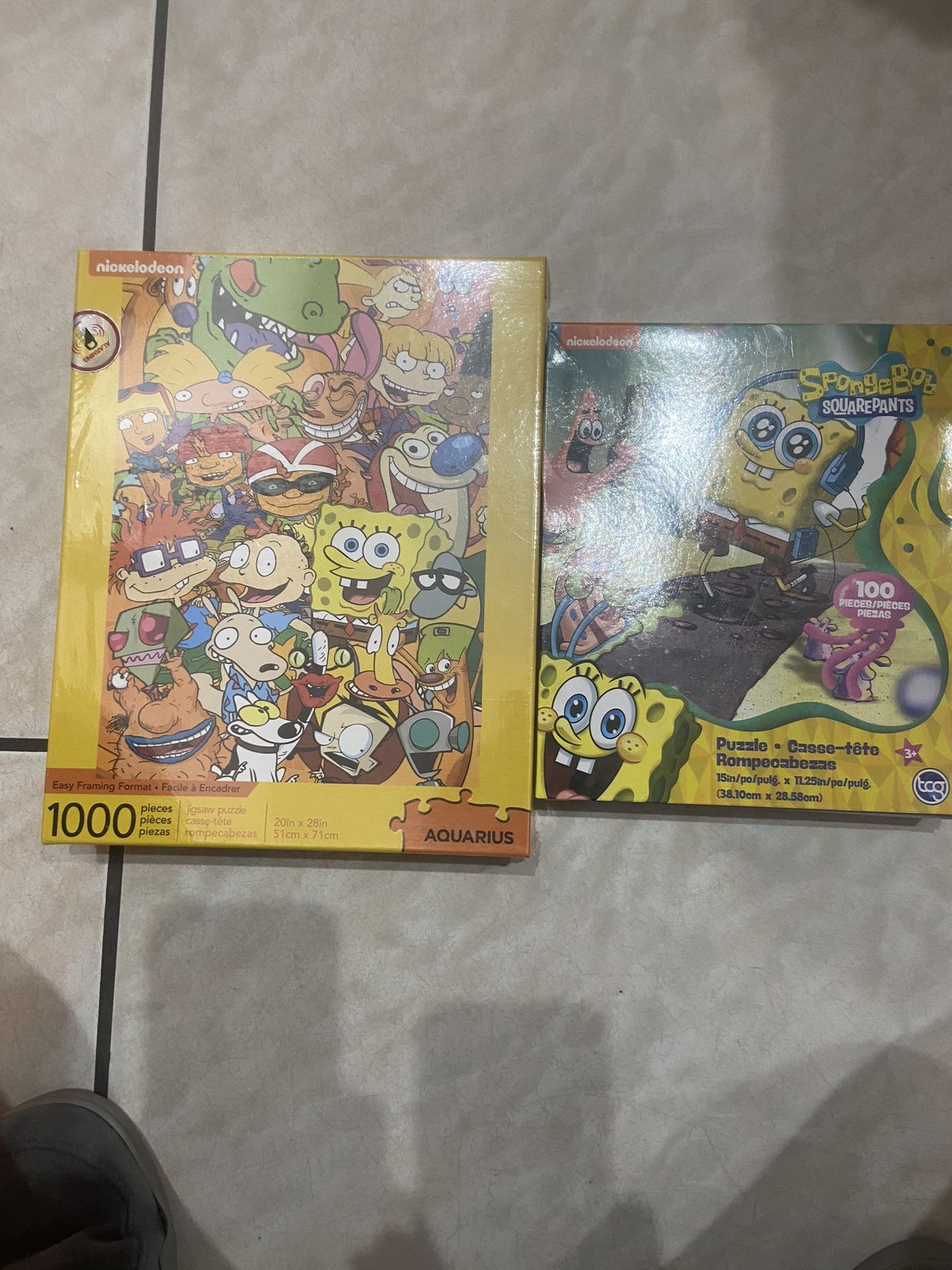 Set Of Two New Nickelodeon Puzzles. See My Page Tons More 