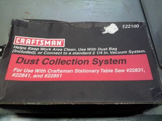 Craftsman dust collection system