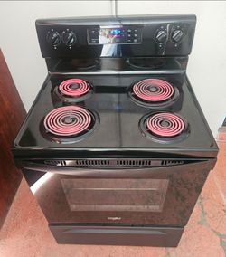 💥🔆🇺🇸☆Whirlpool☆🇺🇸🔆💥 Black Coil Top Stove in Perfect Condition