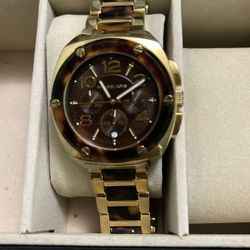 Michael Kors Tribeca Tortoise Watch Visit
