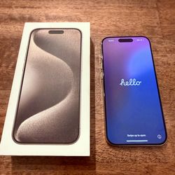 iPhone 15 Pro 512GB  Natural Titanium Unlocked