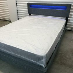 NEW Full-Size MATTRESS and BOX SPRING. Bed frame not included👍